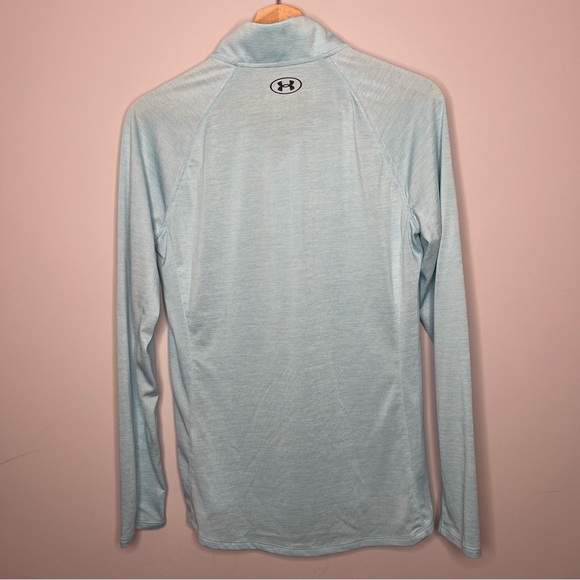 Under Armour Heatgear 1/4 Zip Pullover Baby Blue (Medium) - Picture 3 of 5